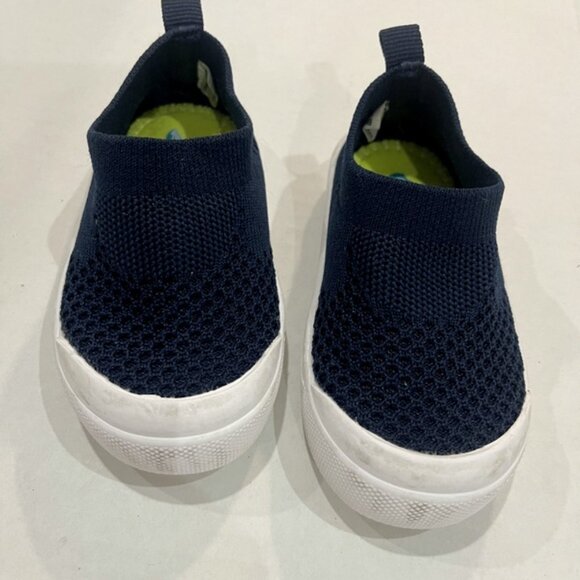 Saucony Baby Ride 6 Boys Size 5 Navy Blue LOT of 2 Leather Rubber Slip On Shoes - Picture 2 of 14